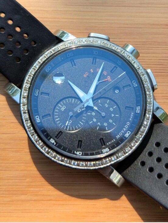 Movado Other - Movado Watch Mens Silver CHRONOGRAPH DIAMOND $2495